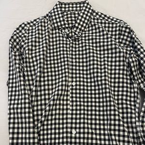 State & Liberty Black and White Gingham Button Down Shirt